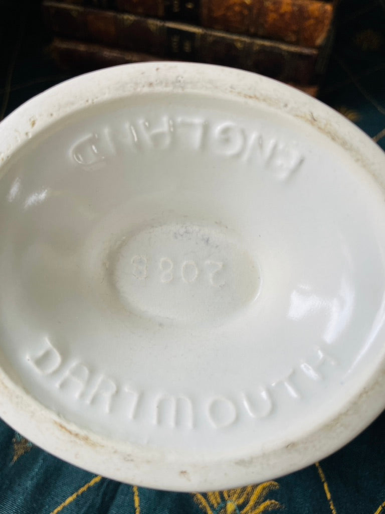 Dartmouth Pottery Cream Glaze Mantle Vase