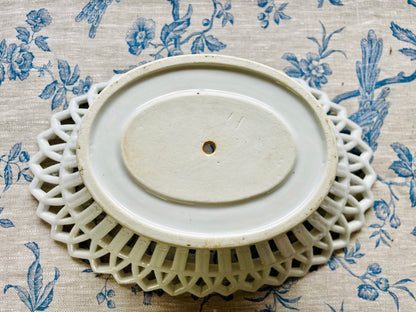 Elegant White Ceramic Decorative Bowl