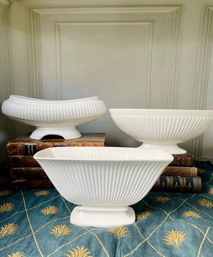 Dartmouth White Glaze Mantle Vase