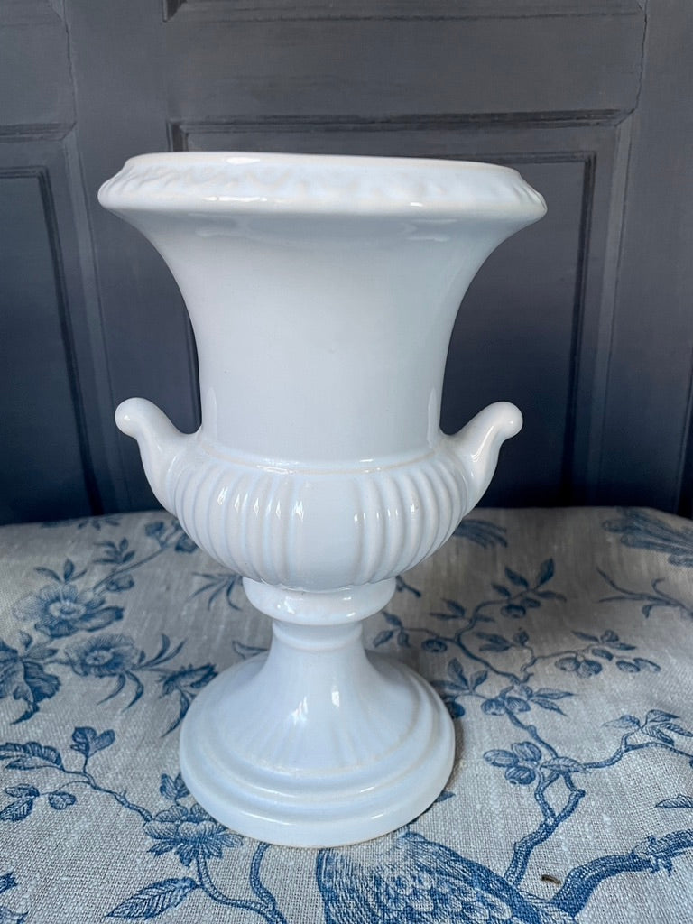 Dartmouth White Glazed Urn