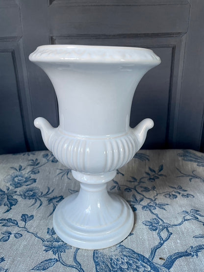 Dartmouth White Glazed Urn