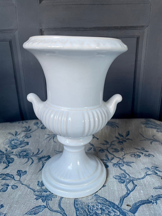 Dartmouth White Glazed Urn