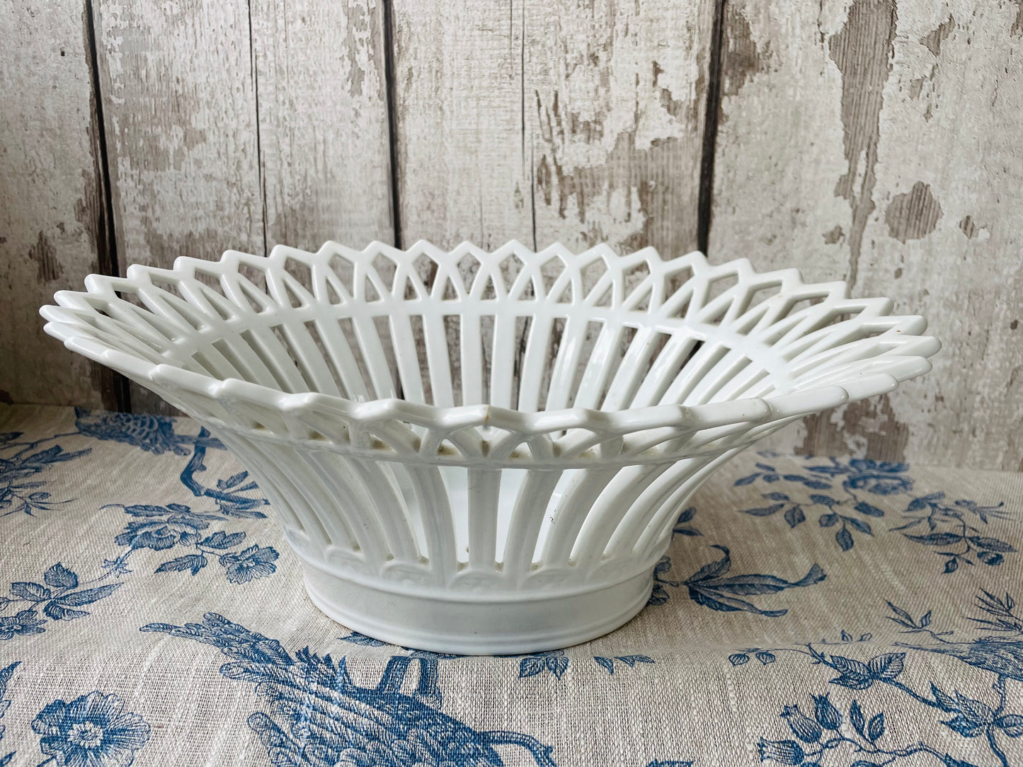 Elegant White Ceramic Decorative Bowl