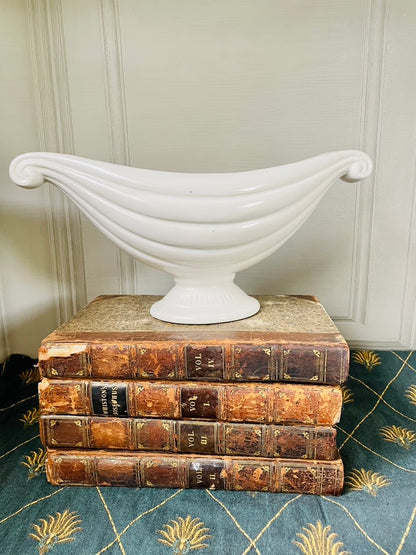 Dartmouth Pottery Cream Glaze Mantle Vase