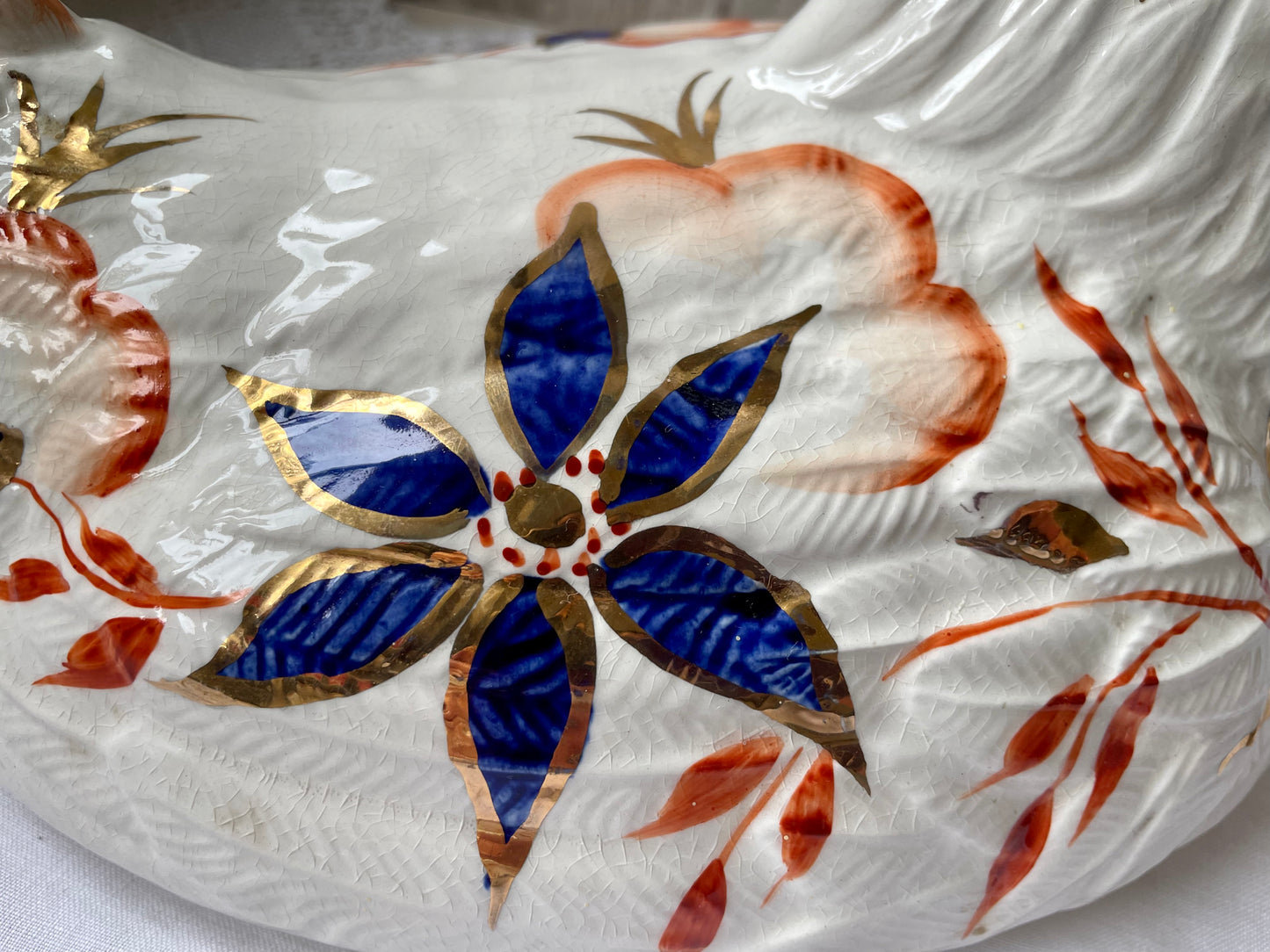 Price Kensington Vintage Hand Painted Hen Egg Holder