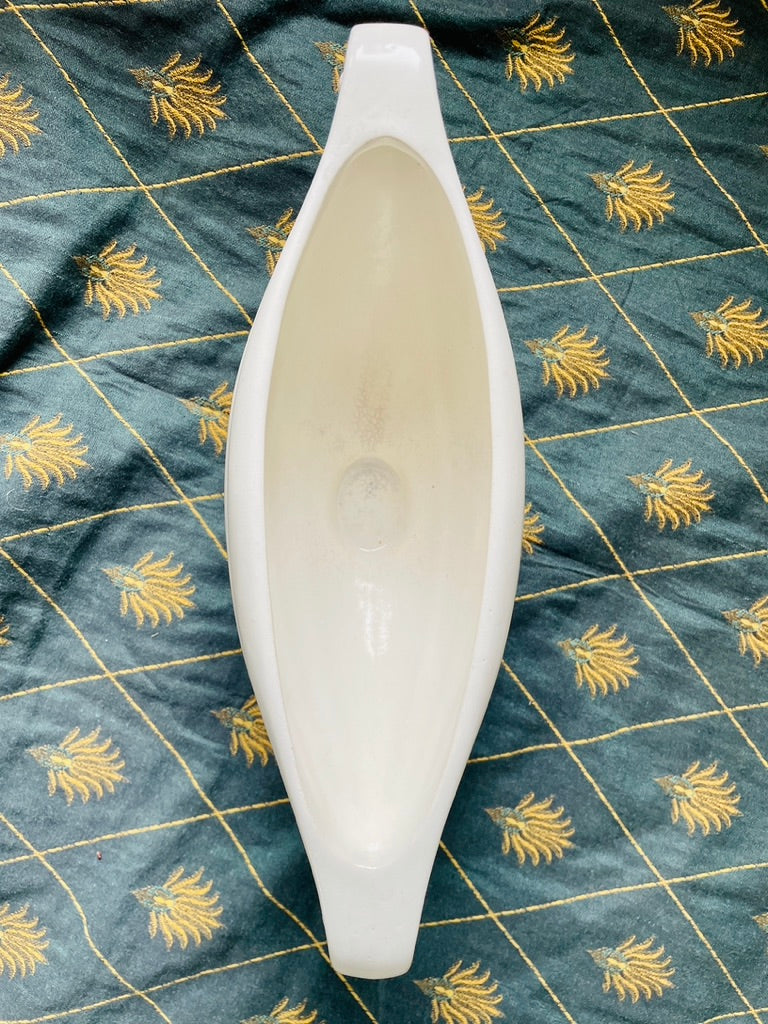 Dartmouth Pottery Cream Glaze Mantle Vase