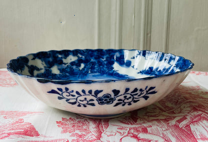 Antique Oval Japanese Bowl