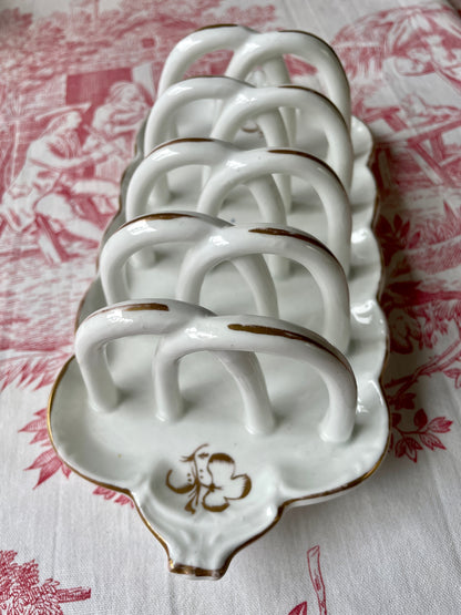 Antique Porcelain Toast Rack