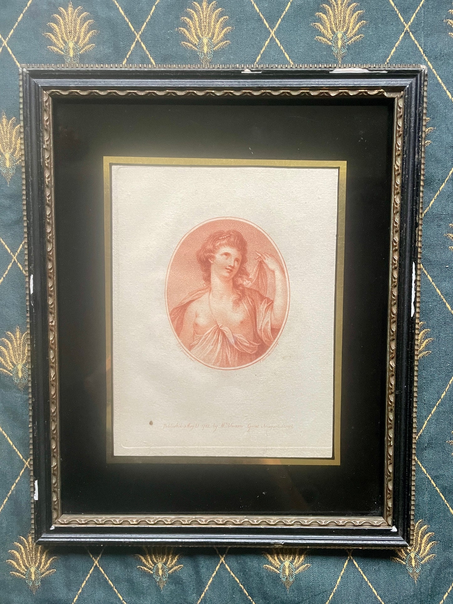 Bartolozzi Engraving 'Adoration'