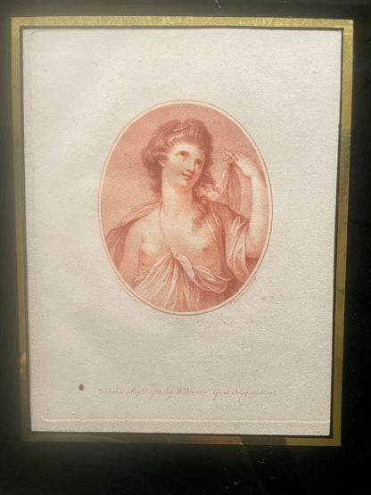 Bartolozzi Engraving 'Adoration'