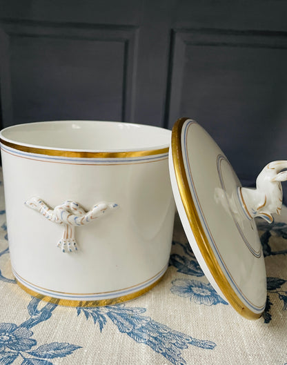 Swan Cachepot with Lid