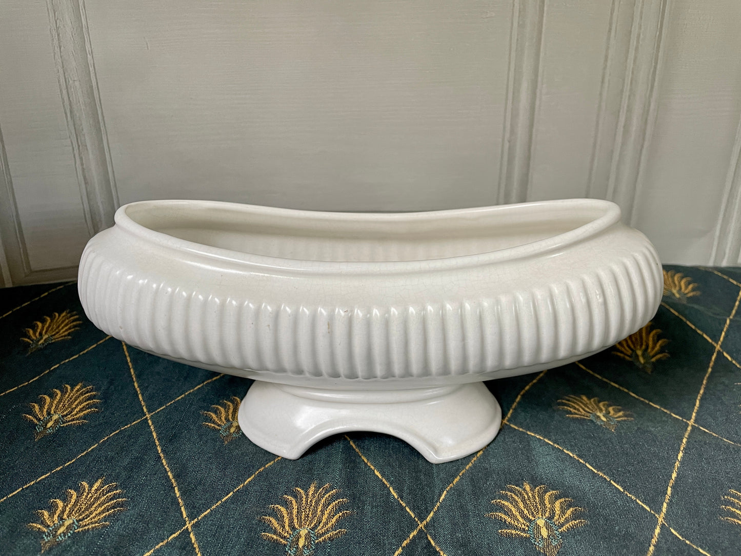 Dartmouth White Glaze Mantle Vase