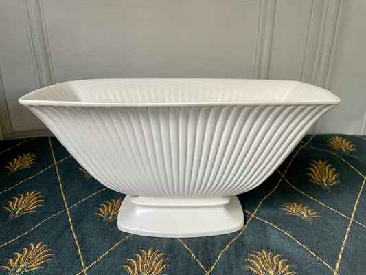 Wedgwood Moonstone Ribbed Mantle Vase