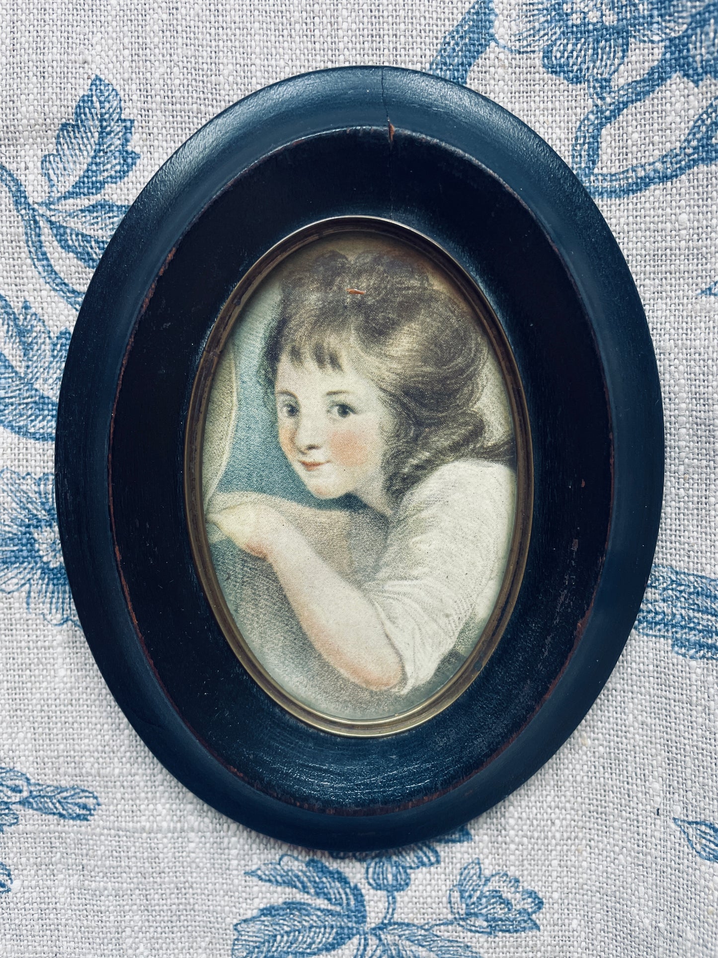 19th Century Hand Tinted Miniature Engraving
