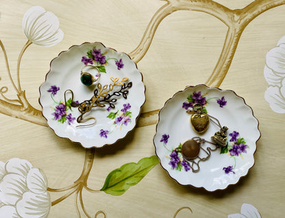 Pair of Adderley Bone China Round Dishes