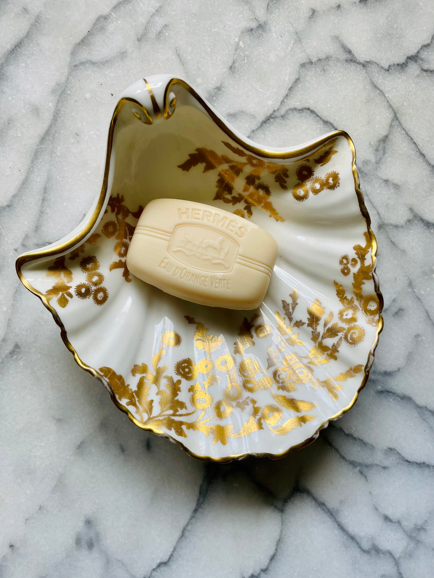 Vintage Hammersley Golden Tansy Soap Dish