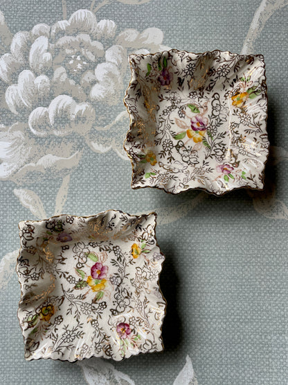 Pair of James Kent Small Trinket Dishes