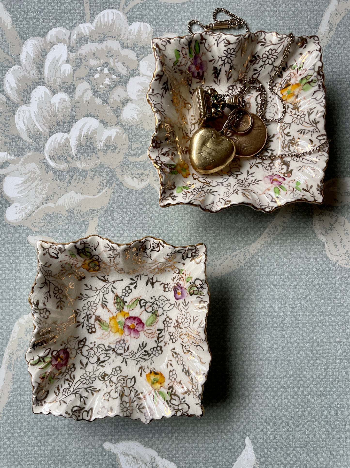 Pair of James Kent Small Trinket Dishes