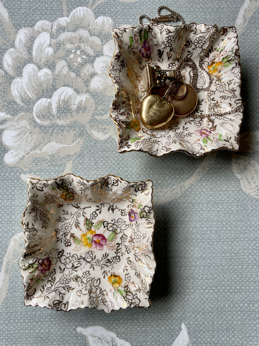 Pair of James Kent Small Trinket Dishes