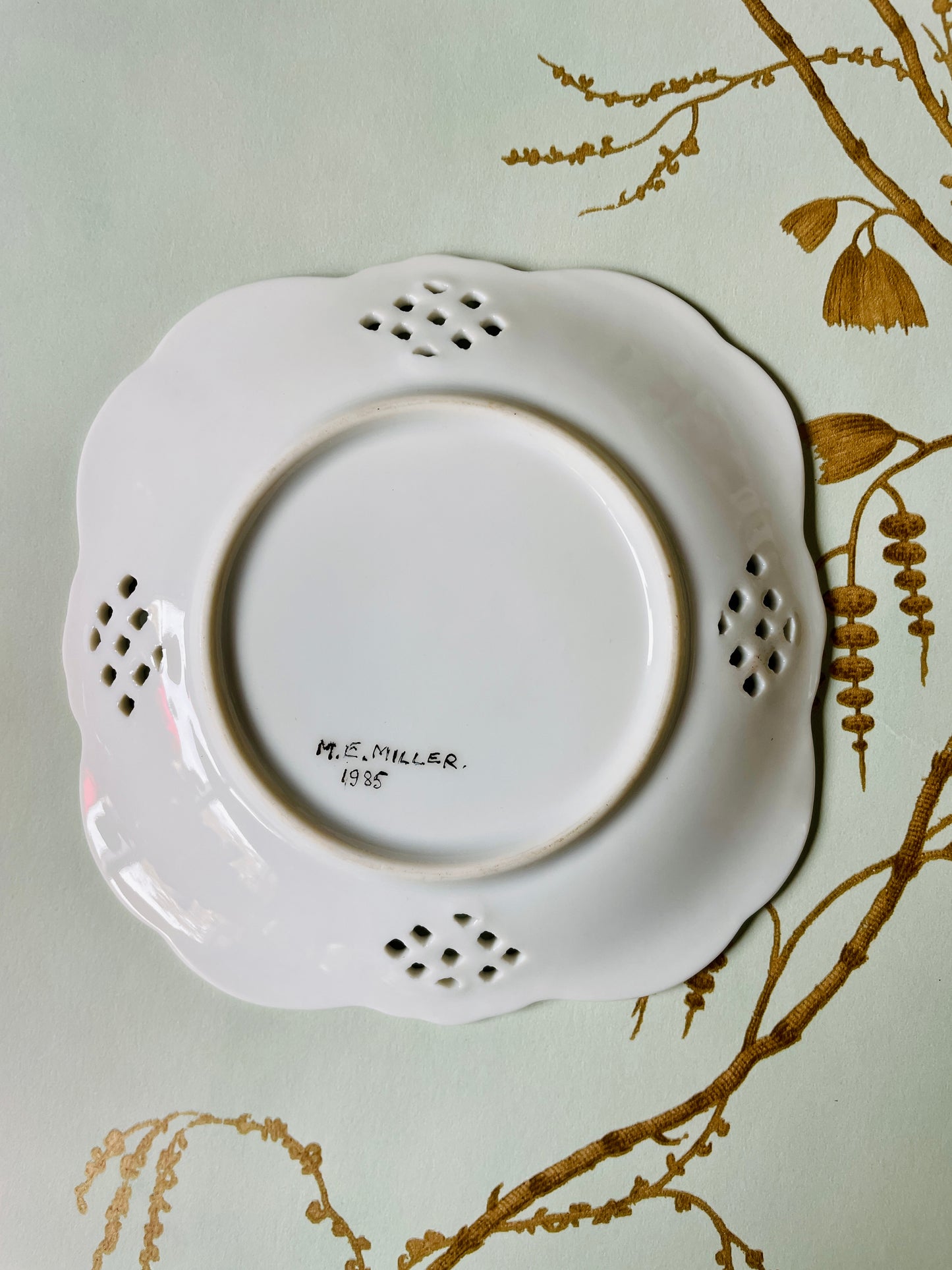 Vintage Hand Painted Little Dish