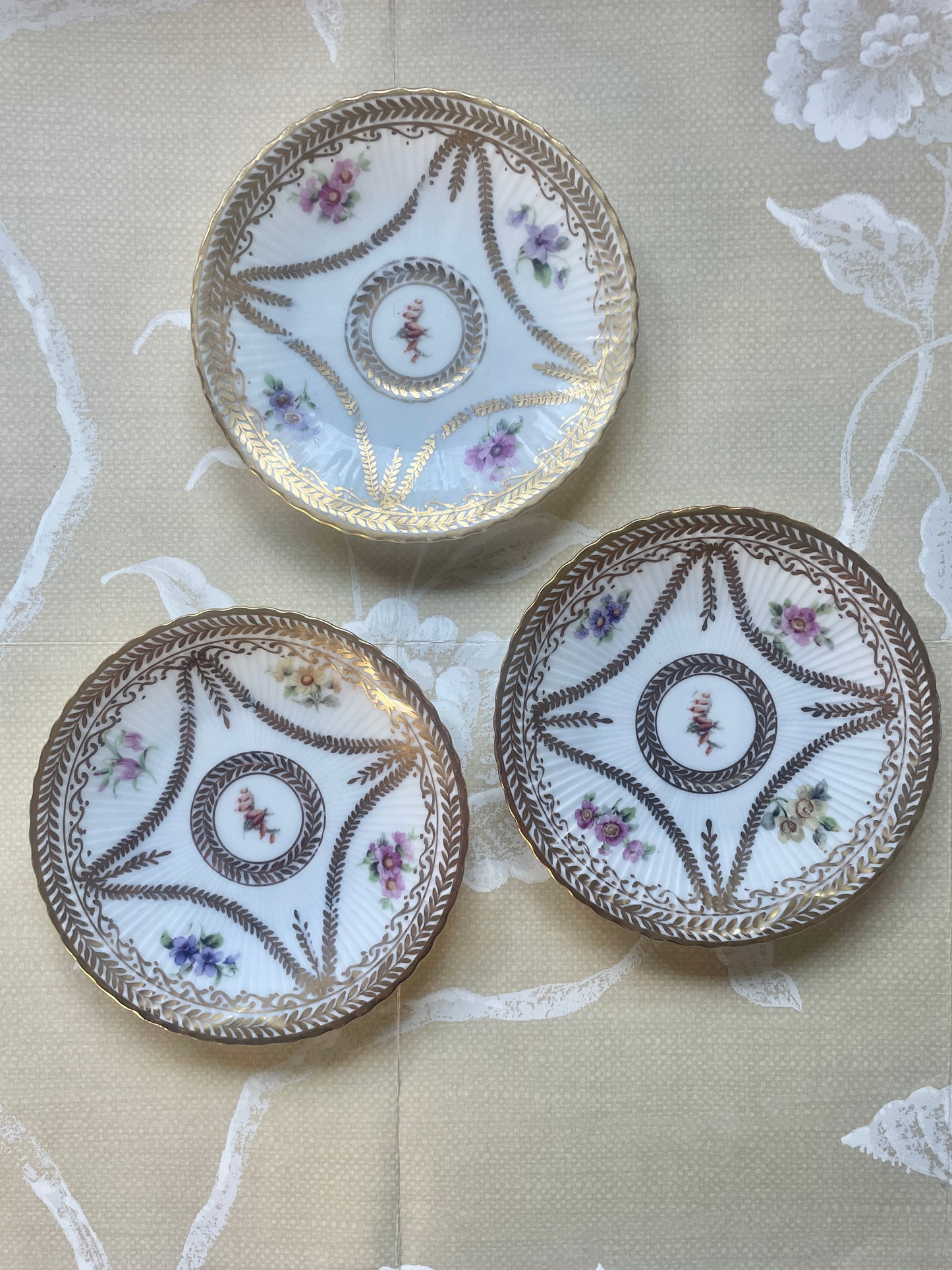 Wurttemberg Saucer Trio