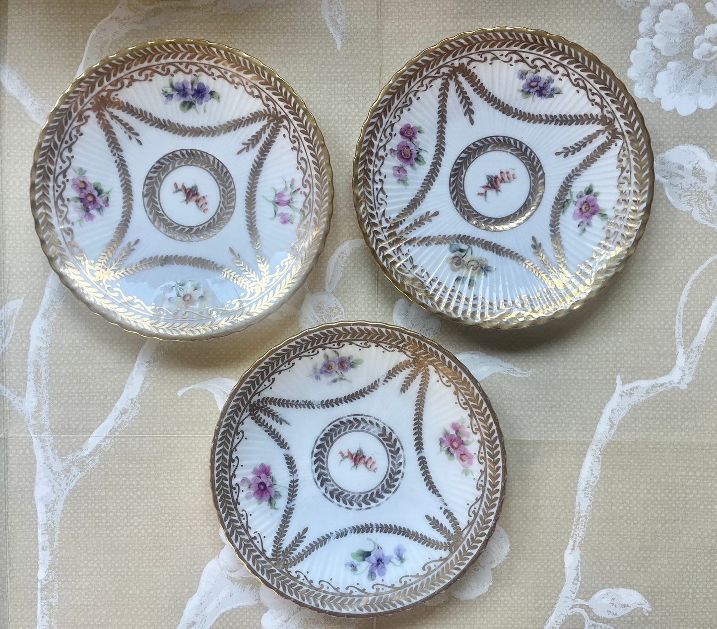 Wurttemberg Saucer Trio