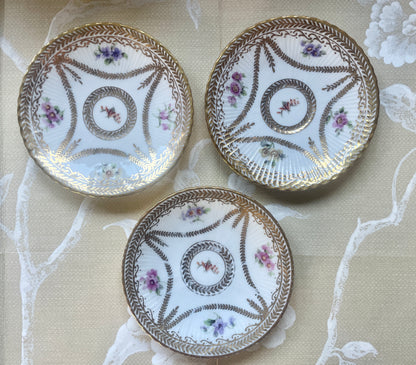 Wurttemberg Saucer Trio