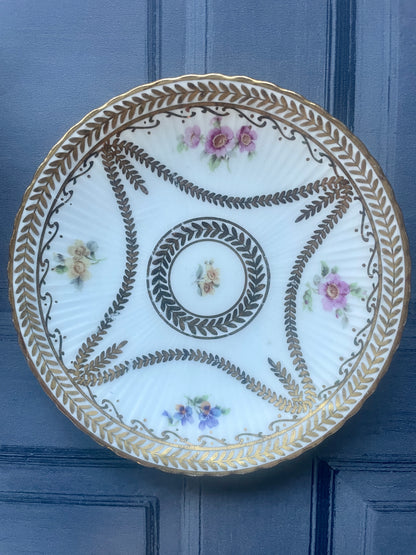 Antique Wurttemberg Cup and Saucer Trio