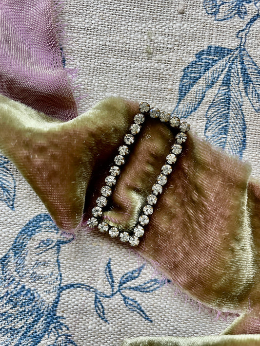 Early 1900 Paste Diamante Shoe Buckle