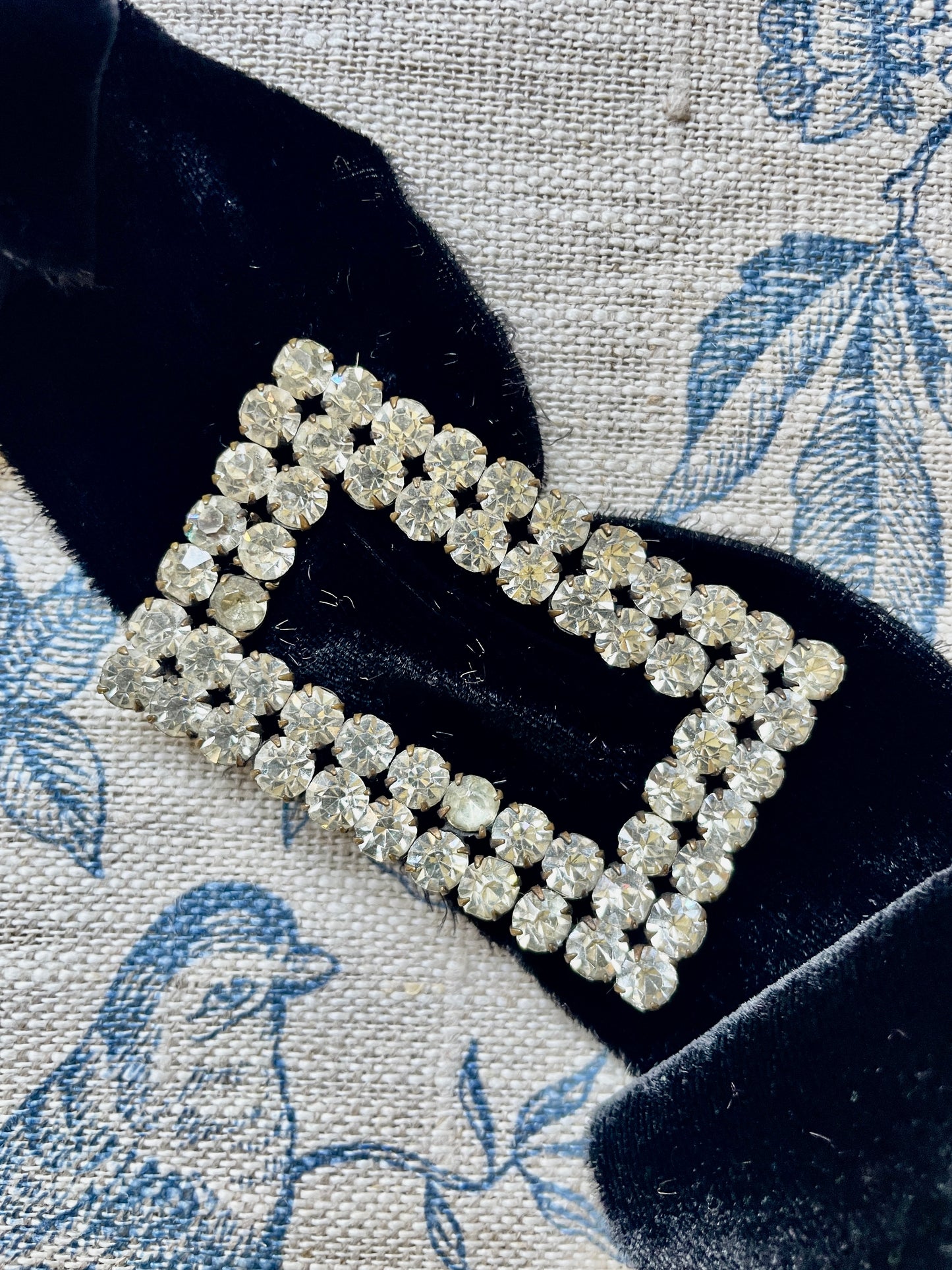 1920s Diamante Shoe Buckle