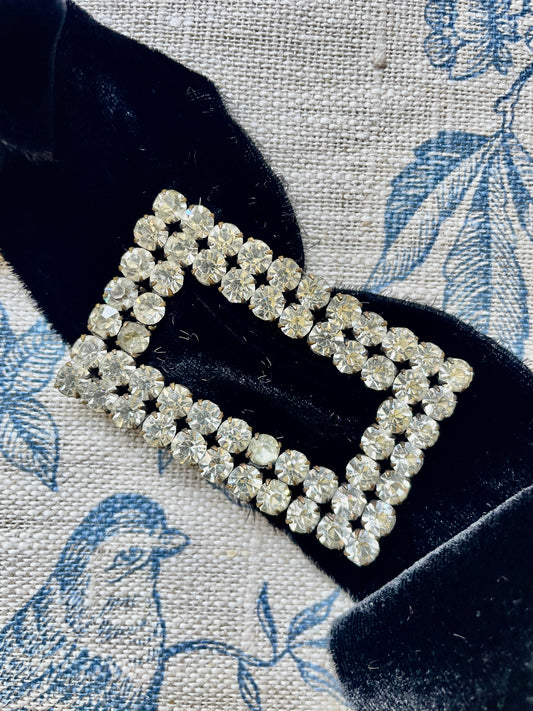 1920s Diamante Shoe Buckle