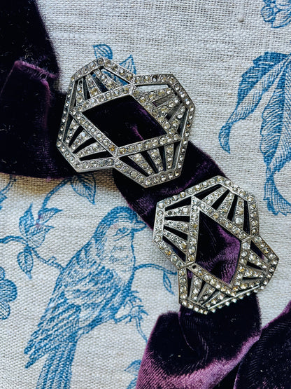 Art Deco Diamante Shoe Buckle