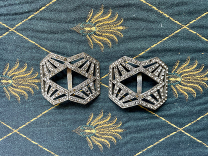 Art Deco Diamante Shoe Buckle