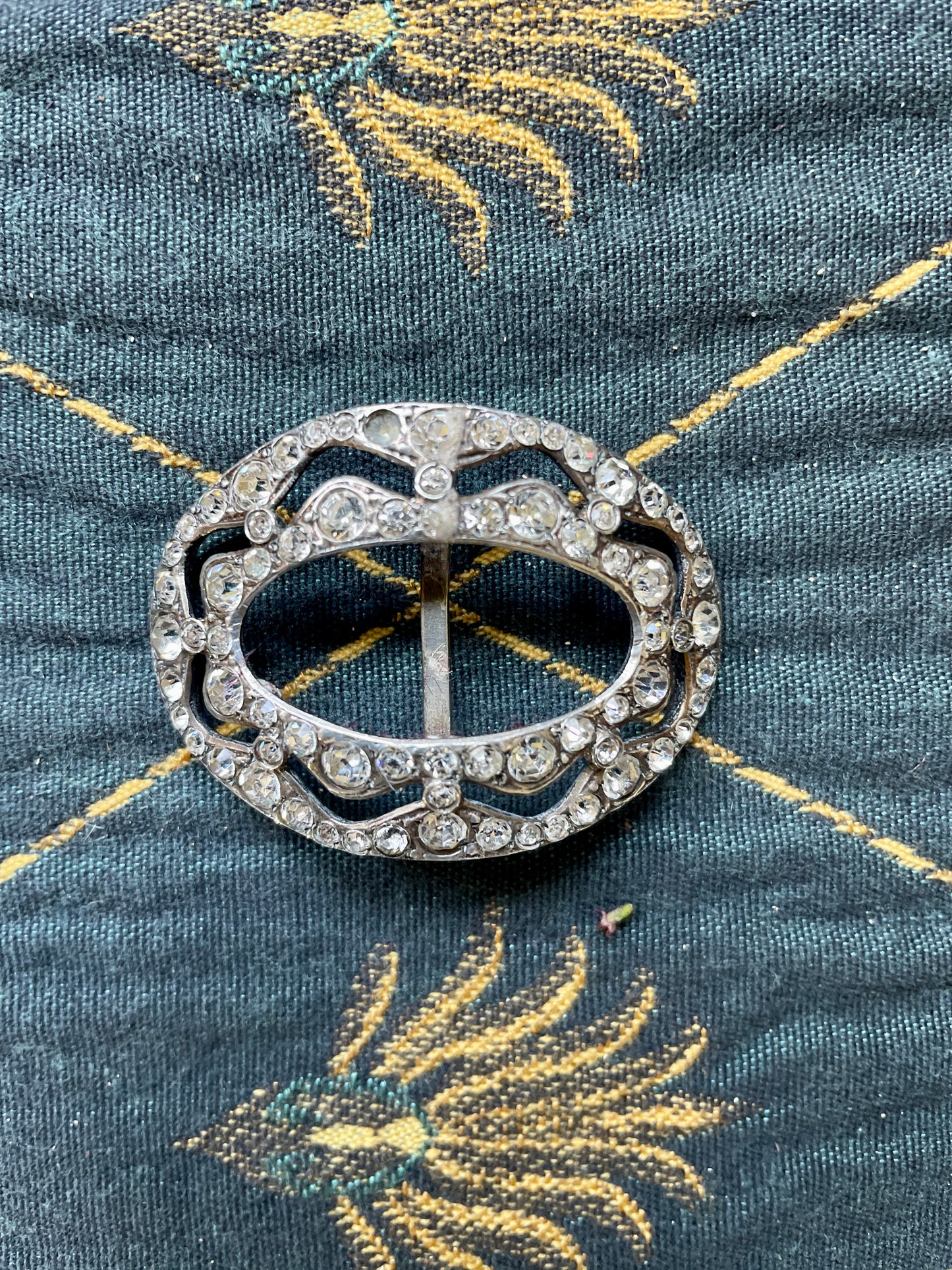 Art Nouveau Diamante Shoe Buckle
