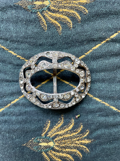Art Nouveau Diamante Shoe Buckle