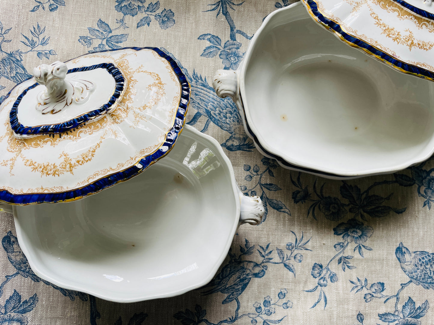 Pair of Booths Staffordshire Tureens