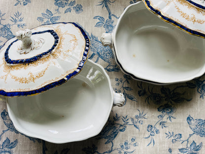 Pair of Booths Staffordshire Tureens