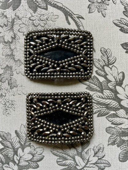 Regency Cut Steel Shoe Buckles
