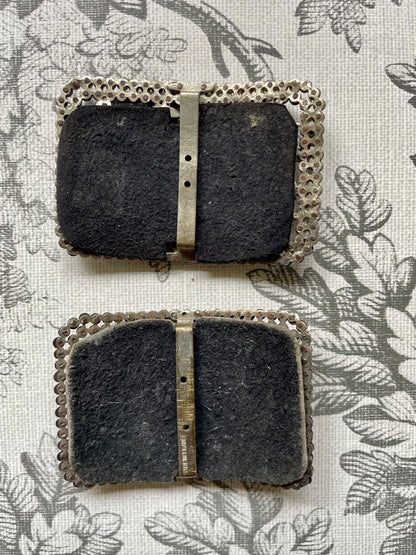 Regency Cut Steel Shoe Buckles