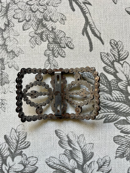SIngle Polished Steel Regency Buckle