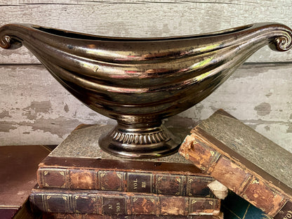 Dartmouth Pottery Mid Century Bronze Lustre Mantle Vase
