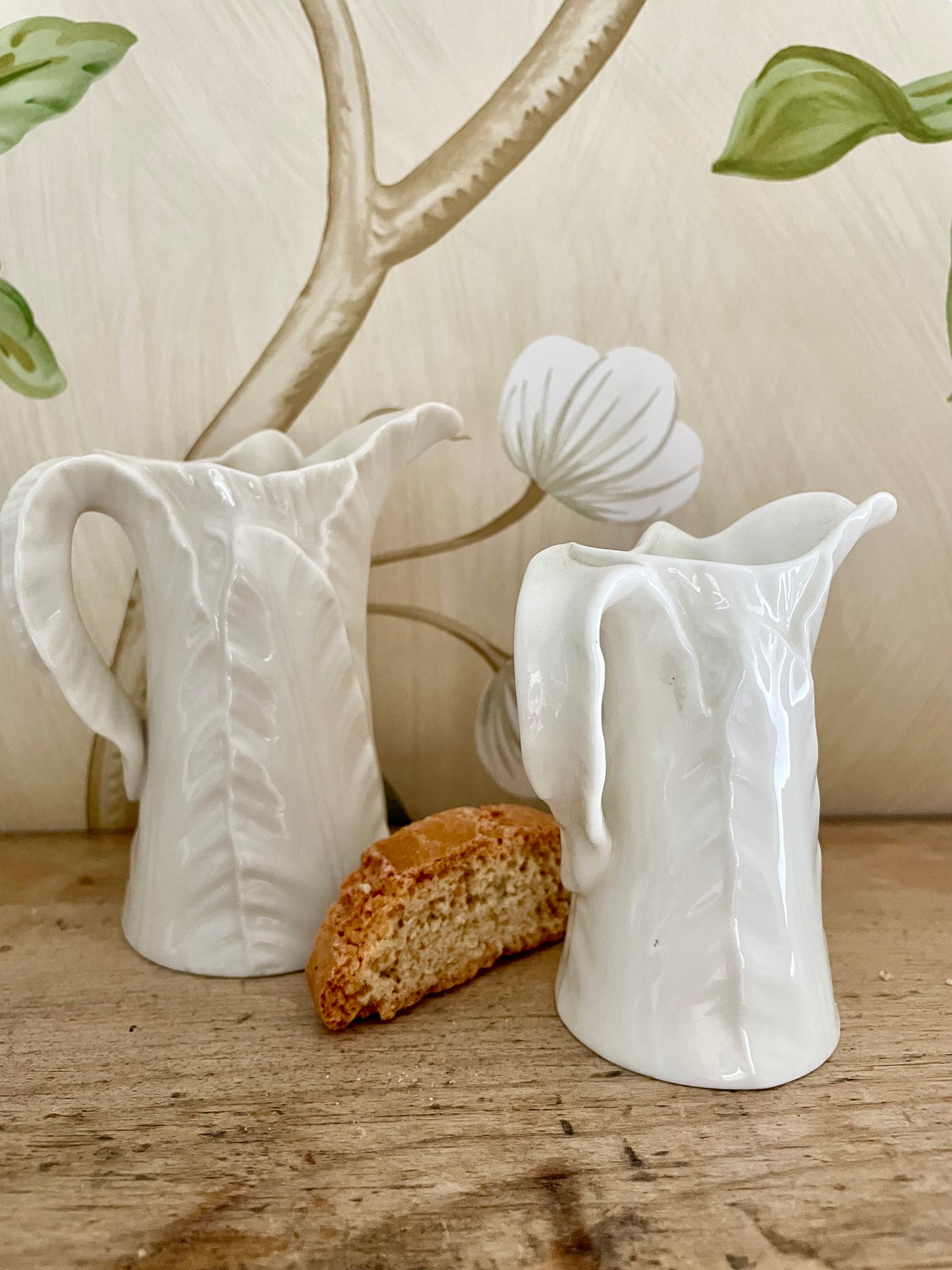 Pair of Royal Worcester Miniature Creamers