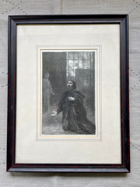Framed Etching